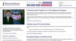 Desktop Screenshot of ministrywatch.com